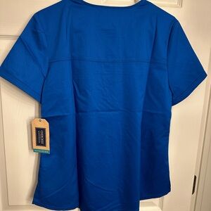 Cherokee Work wear Revolution Women's Royal Blue Jogger scrub set